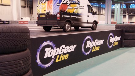 4mm Correx, installed at NEC for Top Gear