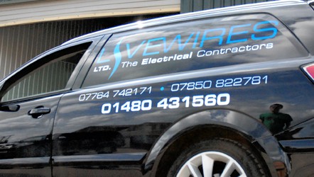 Chrome effect cut vinyl