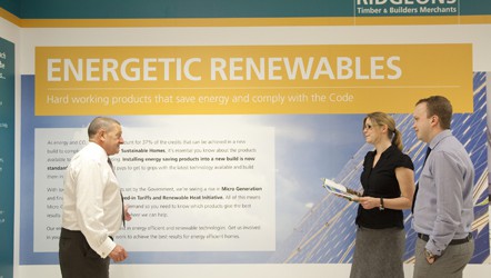 Printed wallpaper installed at Ridgeons